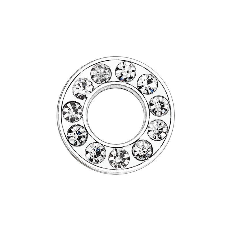 High Quality Bling Rhinestone Slide Letter Charms Stainless Steel with 10mm Hole for Pet Collars for Dogs A-Z 26 Letters