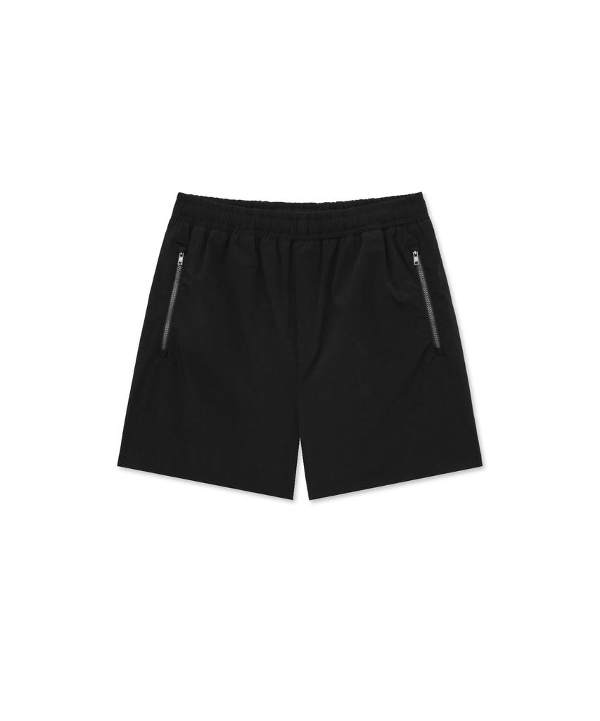 THE SATURDAY EVENING POST Nylon Basic Shorts_Black