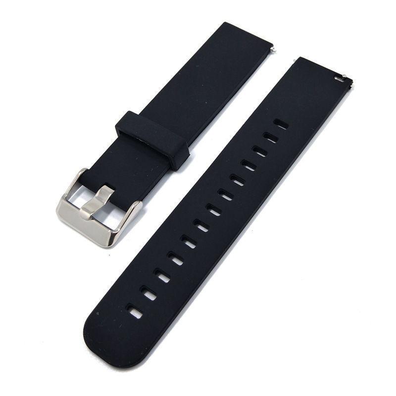 Cinturino per Orologio in Silicone 20mm 22mm 24mm Impermeabile Sportivo a Rilascio Rapido Cinturino Braccialetti Universale Orologio Uomo Donna