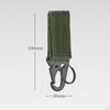 Heavy Duty Belt Keepers with Key Holder Adjustment Strap Loop Carabiner Hook