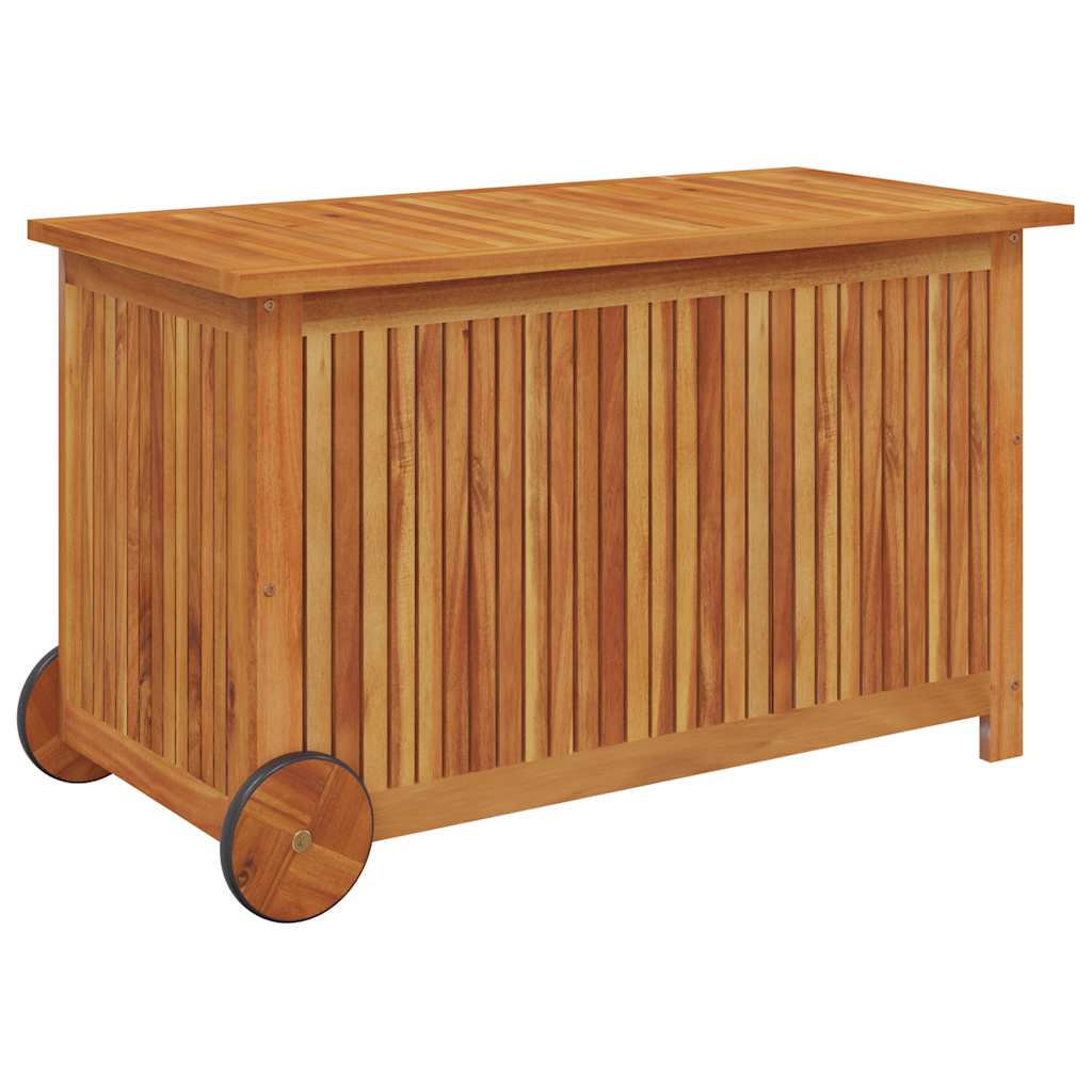 Vidaxl Ogrodowy Pojemnik Na Kółkach, 90X50X58 Cm, Lite Drewno Akacjowe