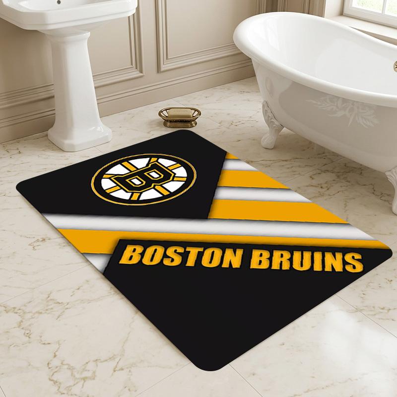 Boston Bruins Living Room Nonslip Area Rug Soft Carpet For Bedroom Game Playroom Sofa Office Home Decor Doormat Christmas Gift C926617