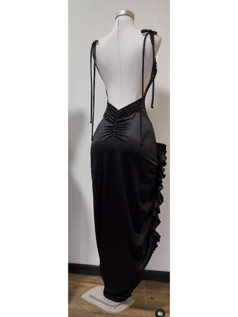 2024 Trendy Y2K Backless Summer Sling Dress