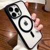 For Magsafe Magnetic Wireless Charging Case for iPhone 17 Air 16 15 14 13 12 11 16 Pro Max Mini  Plus Hard Acrylic Clear Cover