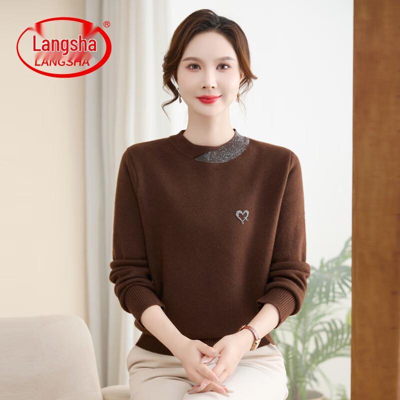 LangSha Women s Thermal Fleece Lined Knitted Sweater 2XL