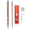 Pocket Hole Jig Kit Step Drill Bit Screwdriver Positioning Fixture Woodworking Tool