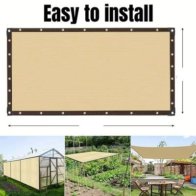 High Quality Sunshade Net for Outdoor UV Protection Breathable Garden Pergola Sunscreen Fabric Shade Sails Balcony Sun Shade Net