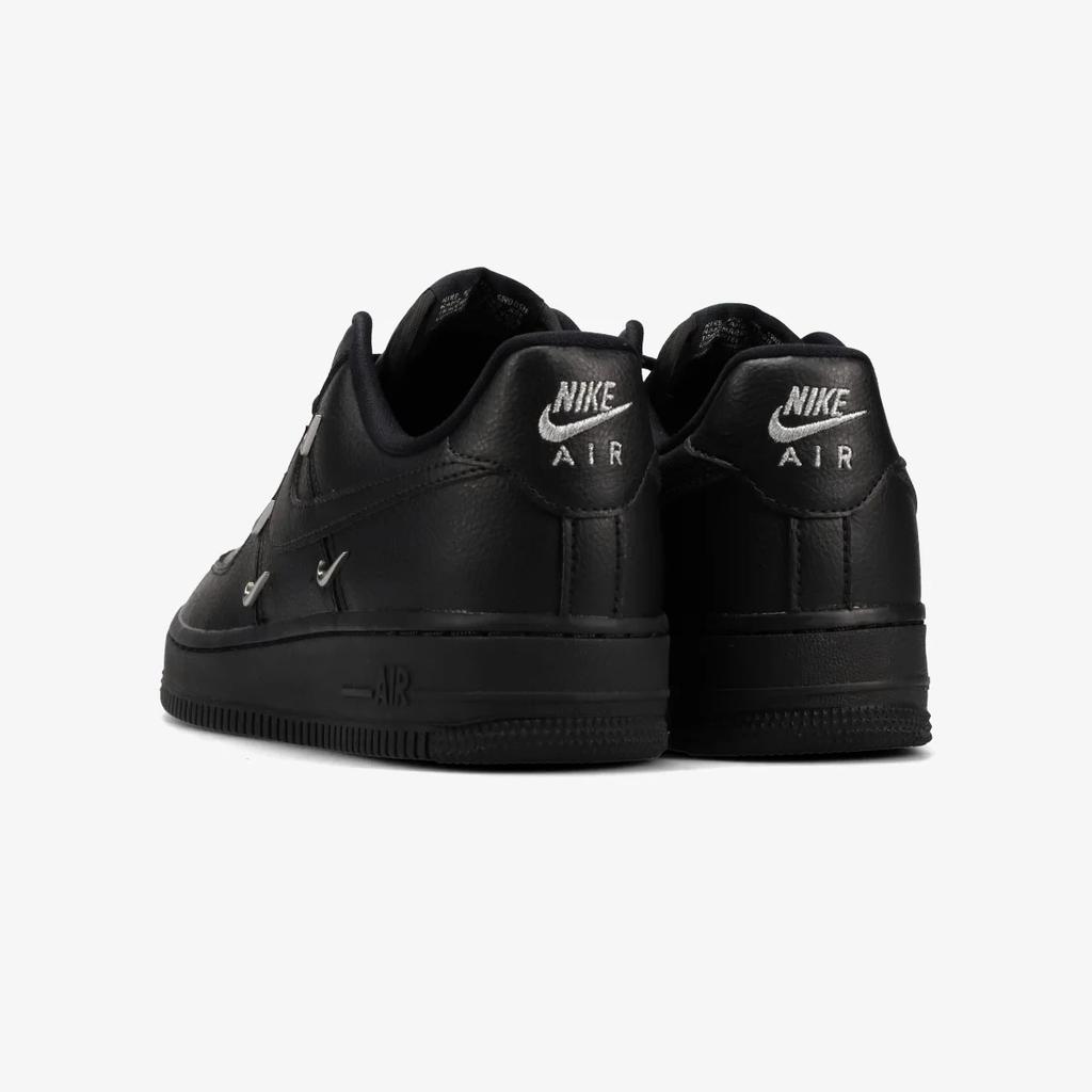 HQ1180-001 Nike Air Force 1 Low Black Metallic Silver (Women's)