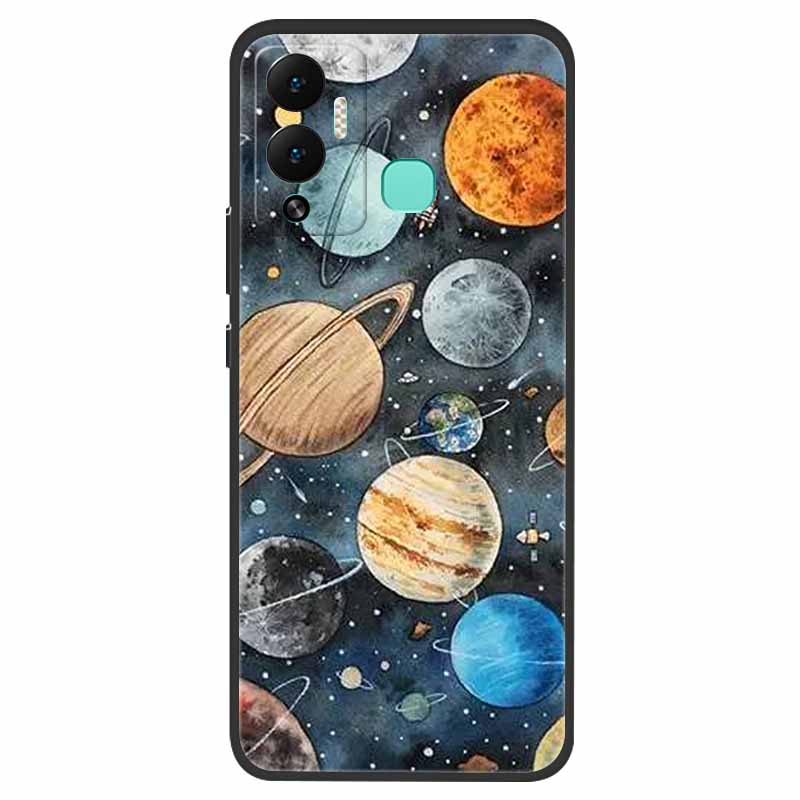 For Infinix Hot 12 Play NFC Case X6816D Shockproof Silicone Soft TPU Phone Cover for Infinix hot12 play NFC Case Bumper Funda