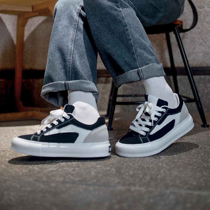Fashion Genuine Leather Men Casual Walking Shoes All-match Male Comfortable Skate Shoe Brand Handmade Mens Sneakers Lace-Up Flats Men