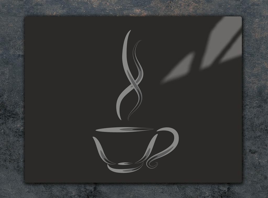 GLASSKÄRBRÄDA 52x40 KAFFE
