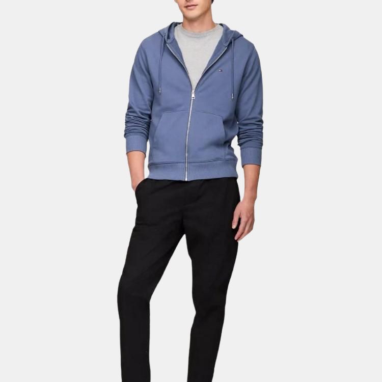 Tommy Hilfiger Casual Simple Comfortable Zip Hooded Long Sleeve Sweatshirt Men tops 78JB342-420