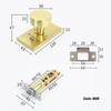 Modern Alloy Passage Door Locks Matte Black Finish Alloy Easy Installation Kits With Keys Plate Screws