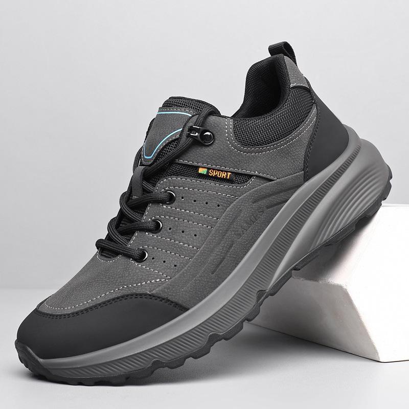 

Мужская обувь осень 2024 года, новая повседневная обувь, мужская спортивная обувь для бега, мужские кроссовки с мягкой подошвой для бега среди молодежи 44 серый
