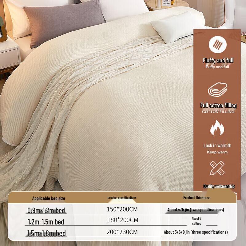 Jiuzhulu Fluffy Cotton Winter Quilt