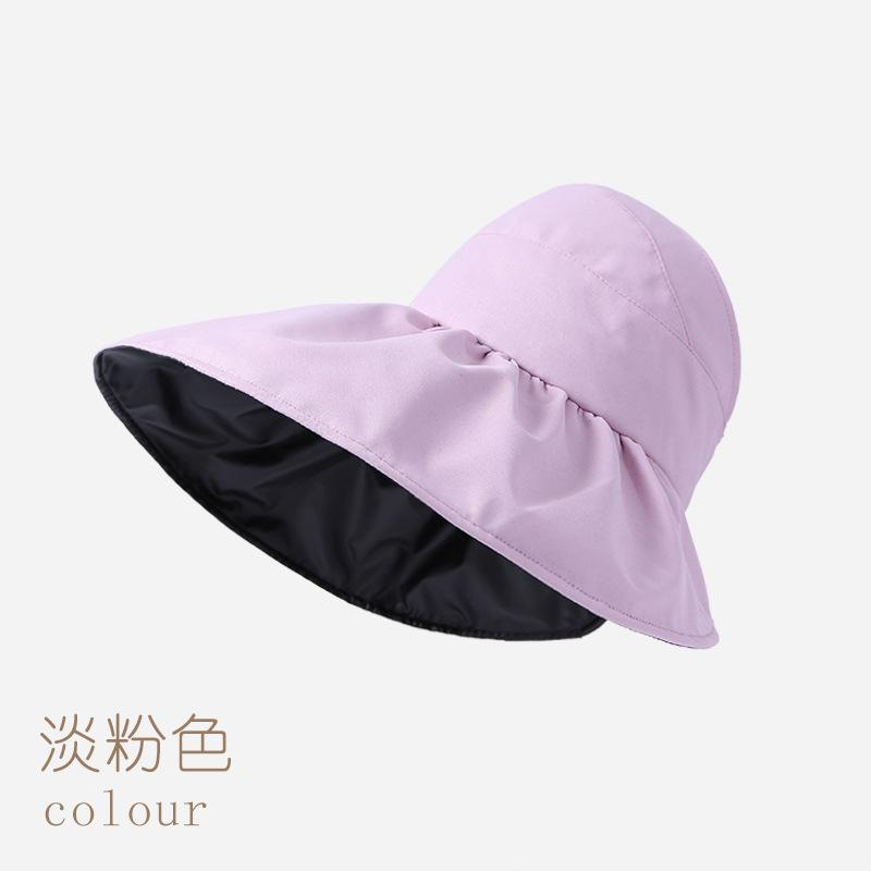 UV protection empty top hat children summer vinyl sunshade sunscreen face bucket hat