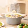 DONNOR Non Stick Pan Thickened Double Ear Stock Pot Large Capacity Household Cooking Pot Stewing Pot kitchen Universal Soup Pot