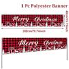 Christmas Outdoor Banner Merry Christmas Decorations For Home 2025 Navidad Kerst Xmas Decor Noel Kerst Happy New Year Gift 2025
