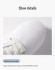 White Canvas High-Top Jazz Dance Shoes for Women & Men - Soft Sole Ballet Training Boots
