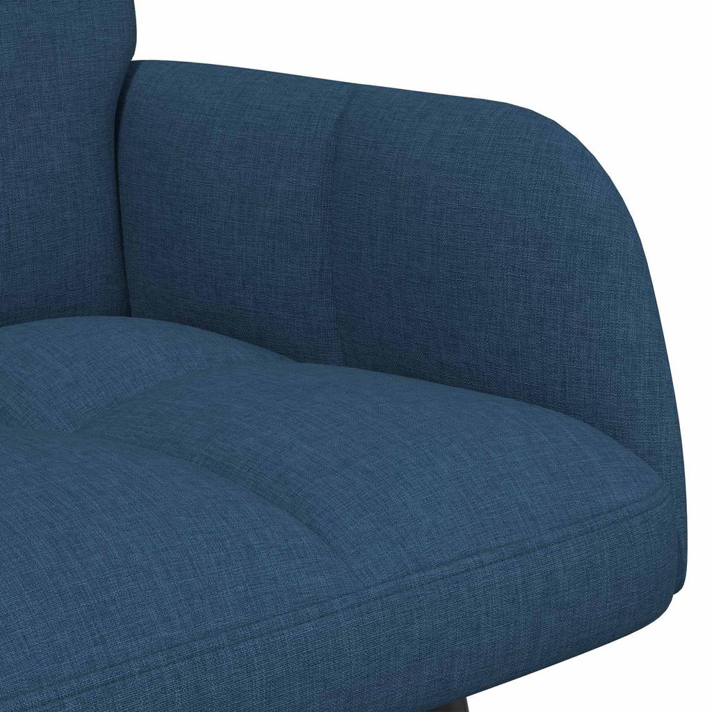 2 Seater Sofa Blue 115 x 61 x 87 cm Fabric