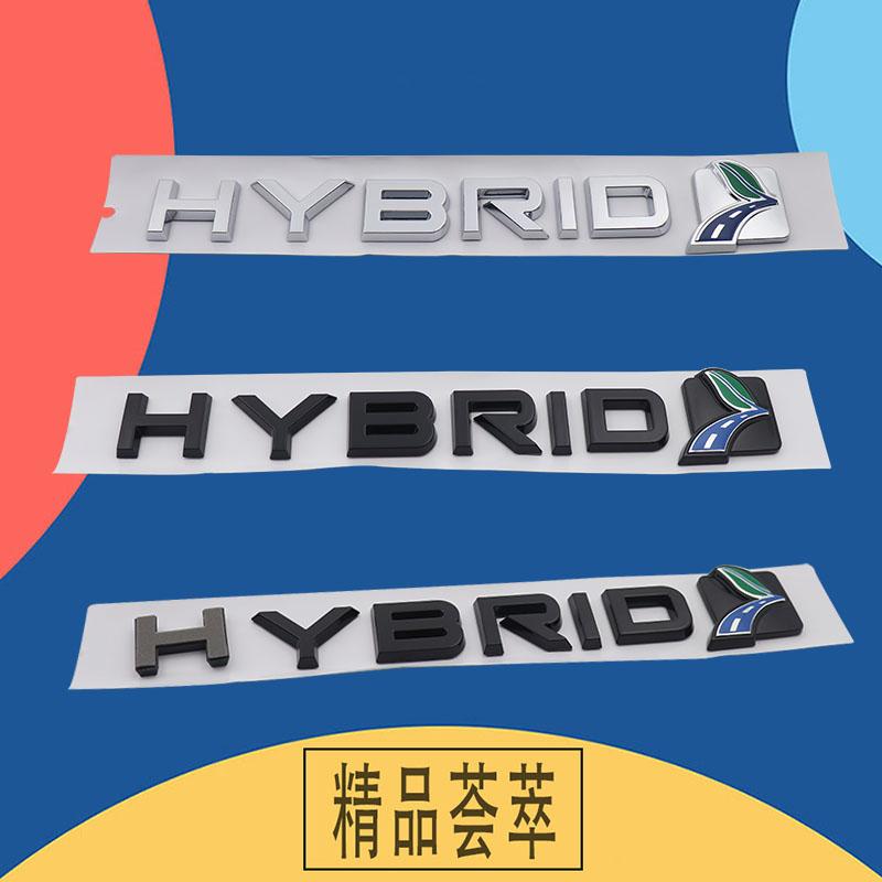 3D Premium HYBRID Eco Leaf Sticker Tail Bumper Badge Auto Rear Trunk Emblem Accessories Exterior Decoration