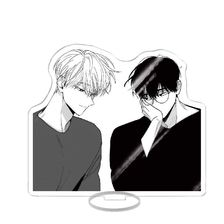 Checkmate Hot Korean Anime Acrylic Stand Model Plate Decoration Originality Desk Figure Display Cartoon BL Boys Gifts Products
