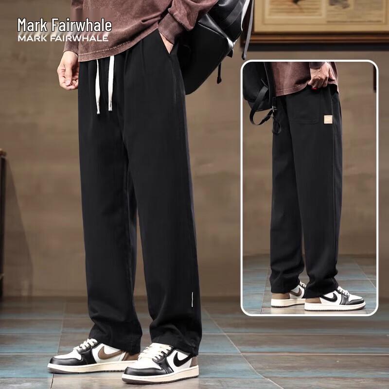 MARK FAIRWHALE Men s 2025 Loose Fit American Workwear Cotton Pants 3XL
