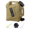 12L Outdoor Water Bucket Large-Capacity Portable Camping Water Bag Container with Faucet Driving Water Tank for Picnic Hiking