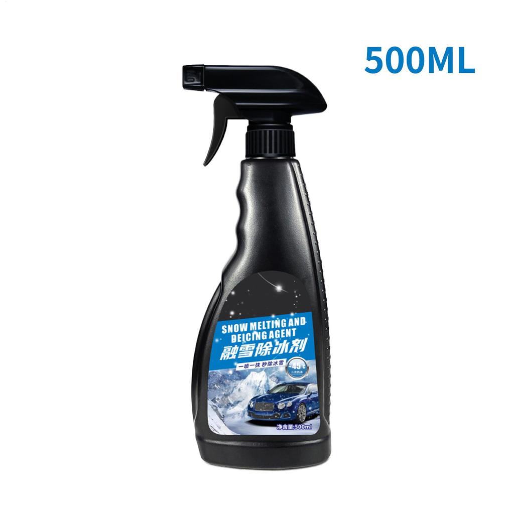 De Icer For Car Windshield Fast-Acting Long-Lasting 500ml Car Window Ice Melting Snow Remover For Defrosting Maintenance Snow
