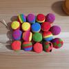 Sacs à Sacs de Pieds en Crochet Colorés Sacs en Haricots à Texture Douce pour Enfants Coordination Œil-Main Jeux de Groupe d'Extérieur Cadeaux de Fête Maternelle Sports