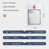 Deli A4 Laminating Film - 55 Micron, 200 Sheets (2x100 Pack) CN plug (adapter included)
