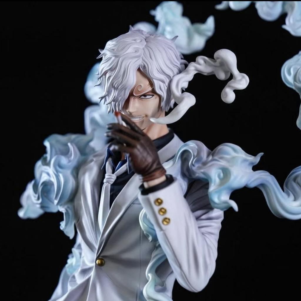 Statua Figura Anime One Piece Statua Pirata del Cappello di Paglia Figura Gk Sanji Zoro Luffy Statua Personaggio Cartone Animato Popolare Regalo Sorpresa