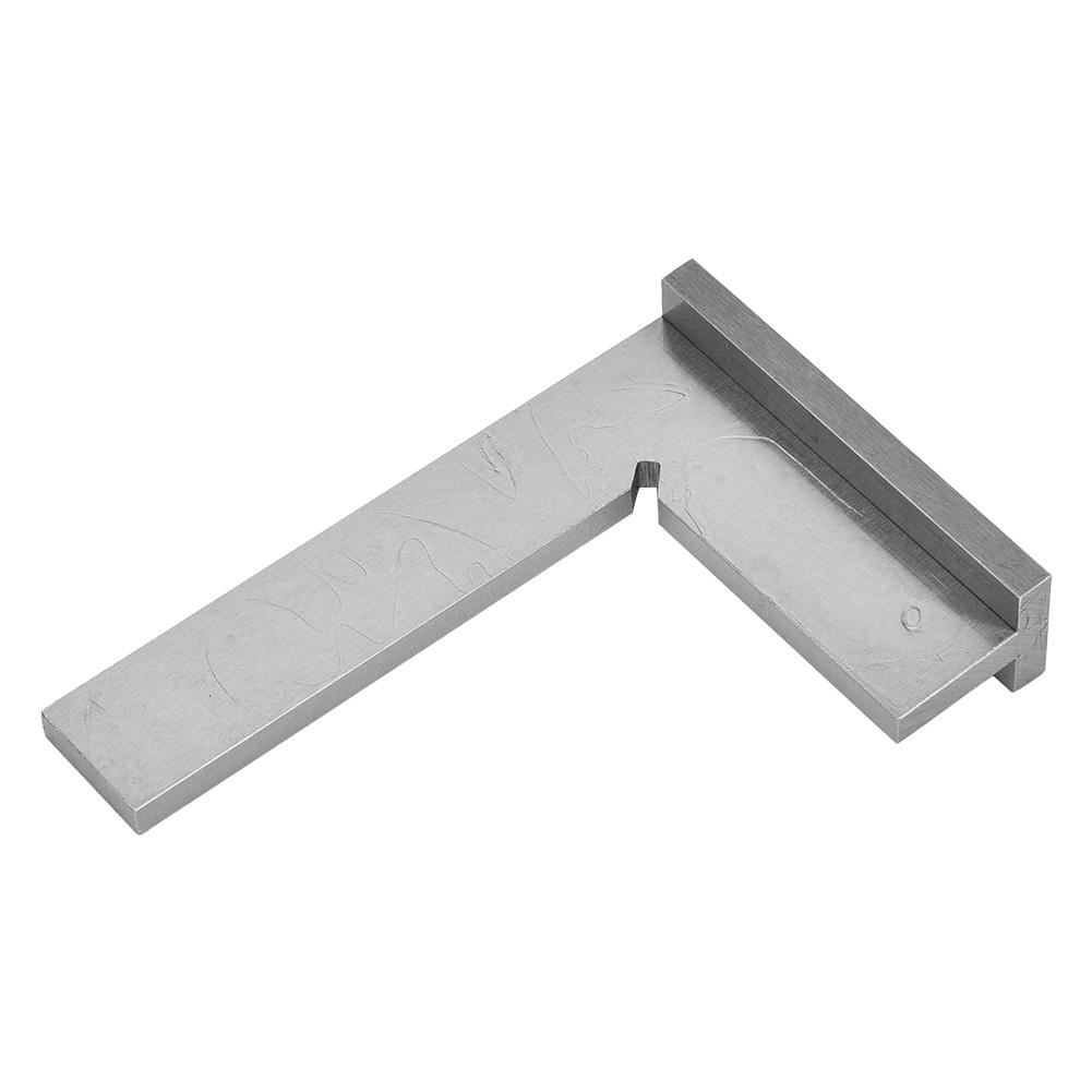 Angle Ruler Engineer Square High Accuracy Stainless Steel 90 Degree with Seat(200x130mm)