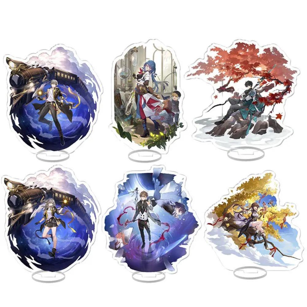 Honkai: Star Rail Double Sided Print Large Acrylic Keychain Standee Interstellar Game Character Dorm Table Ornament Anime Fan