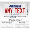 Retro Arkansas Metal Sign, Home Wall Decor Vintage Tin Plate