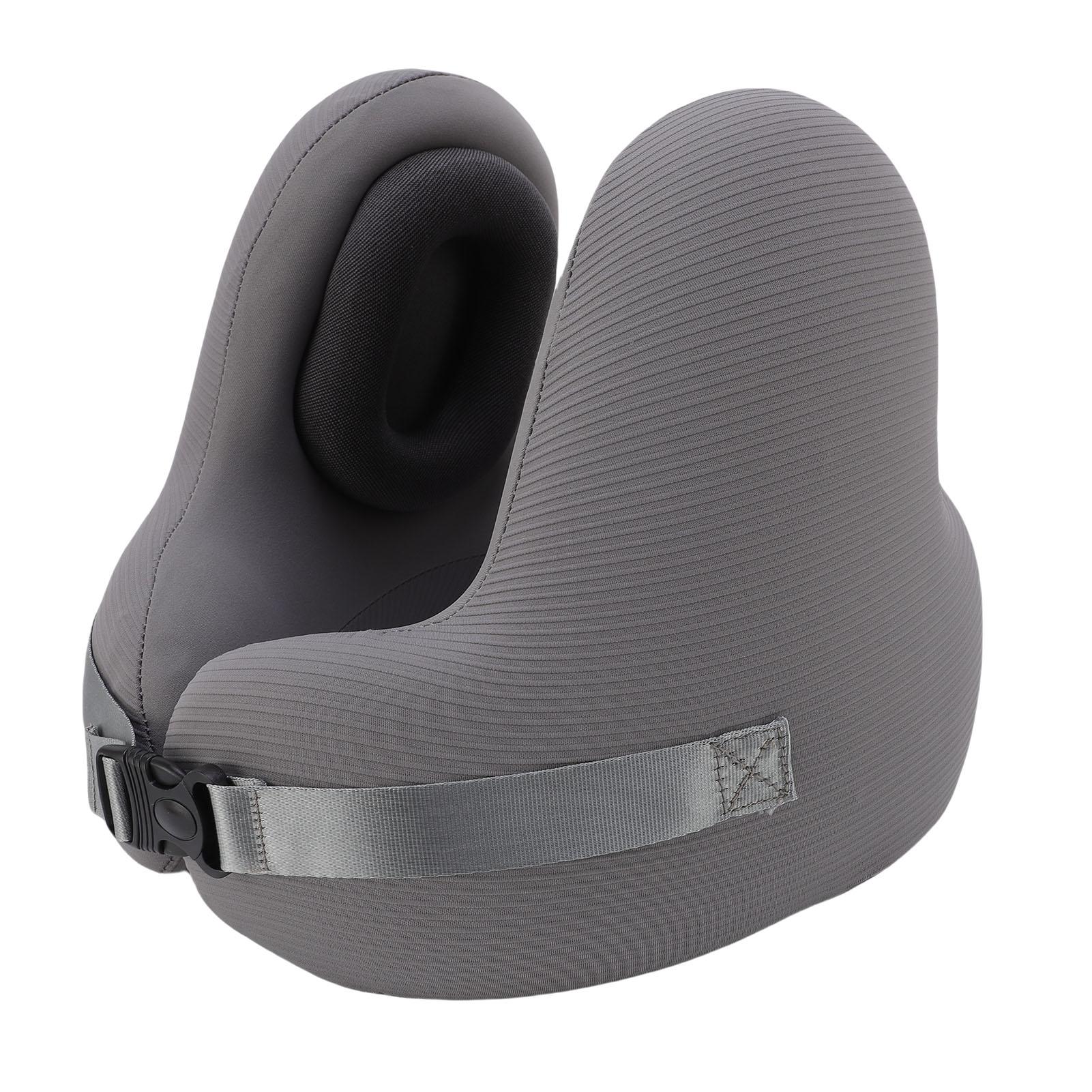 

Дорожная подушка для шеи с шумоподавляющими наушниками, подушка для поддержки шеи U-образной формы из пены с памятью для дома