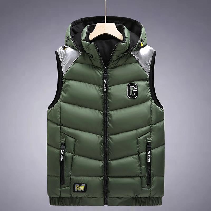 Doppelseitige Weste für Herren Vielseitig, Warm und Bequem, Freizeitweste für Herbst und Winter