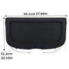 Trim Cargo Cover Panel For Opel Vauxhall Mokka Mokka X J13 12-21 42554864 42356008 Black Rear Parcel Shelf Boot Load Luggage Cap