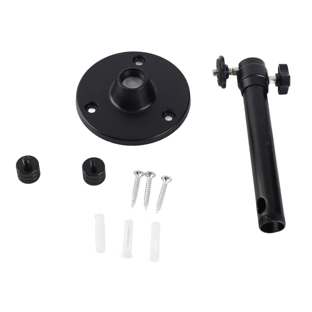 Small Ceiling Wall Projector Mount Stand with 3 Screw Adapters Compatible with Most Projector