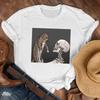 Women Lady Printed Cartoon 90S Horror Sleep Fashion Shirt Clothes Tshirt Female Print T Tee