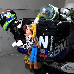 45cm Toy Story Sherif Woody Buzz Lightyear Car Dolls Toys Outside Hang Toys Cute Auto Accessories Car Decoration Doll