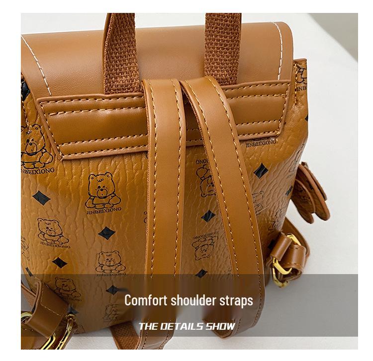 2025 Autumn Lightweight American Luxury Printed Versatile Backpack