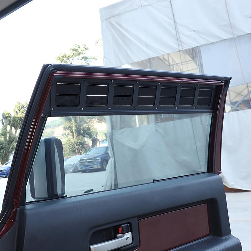 Car Front Side Window Ventilation Panel Decoration Aluminum Alloy For Toyota FJ Cruiser 2007-2026 Modification Accessories