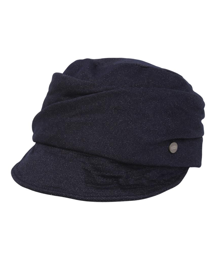 Yunibeosyeolkemiseuteuli Wire Wrinkle Poly Navy Marine Cap