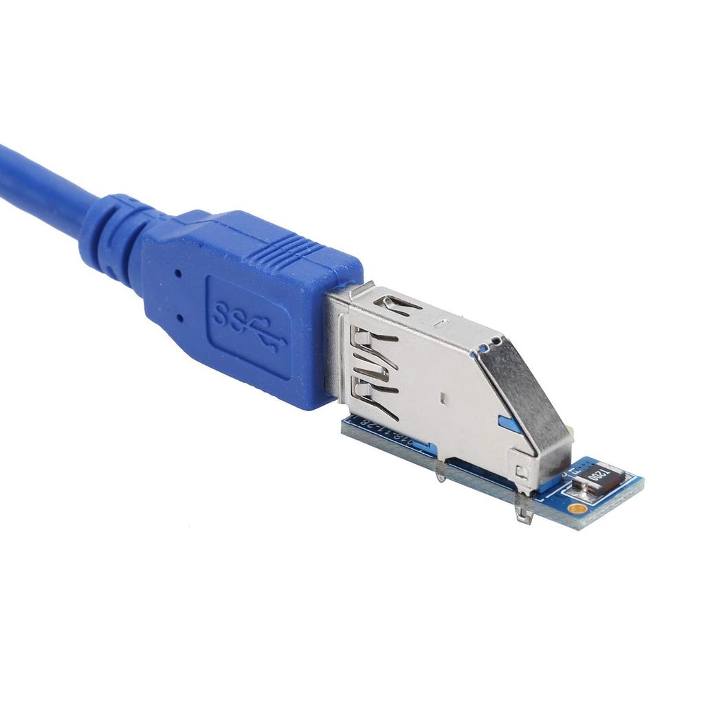 PCIE to Dual PCI Adapter Resin Riser Expansion Card with 0.6m Cable for Windows XP, Windows 7, 8, 10, 2003, MacOS, and Linux