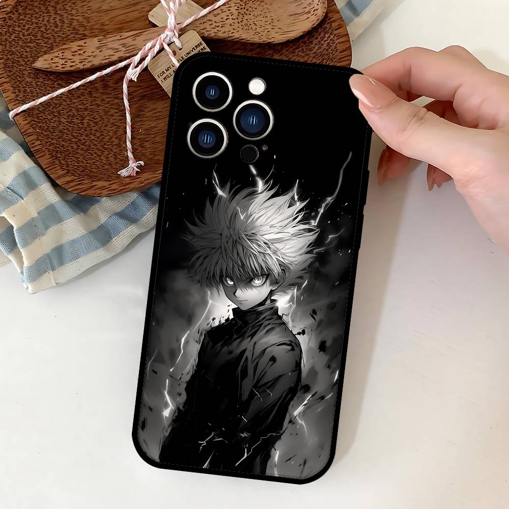 Hunter Killua tok iPhone 17/16/15/13/14 Pro Max/ 11Plus/X/Xr/Xs Max/12mini készülékhez