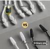 Universal Hanging Tag String for Clothing, Shoes, and Bags - Disposable, Single-Hole, Snap Button Design for Men’s, Women’s, and Kids' Items