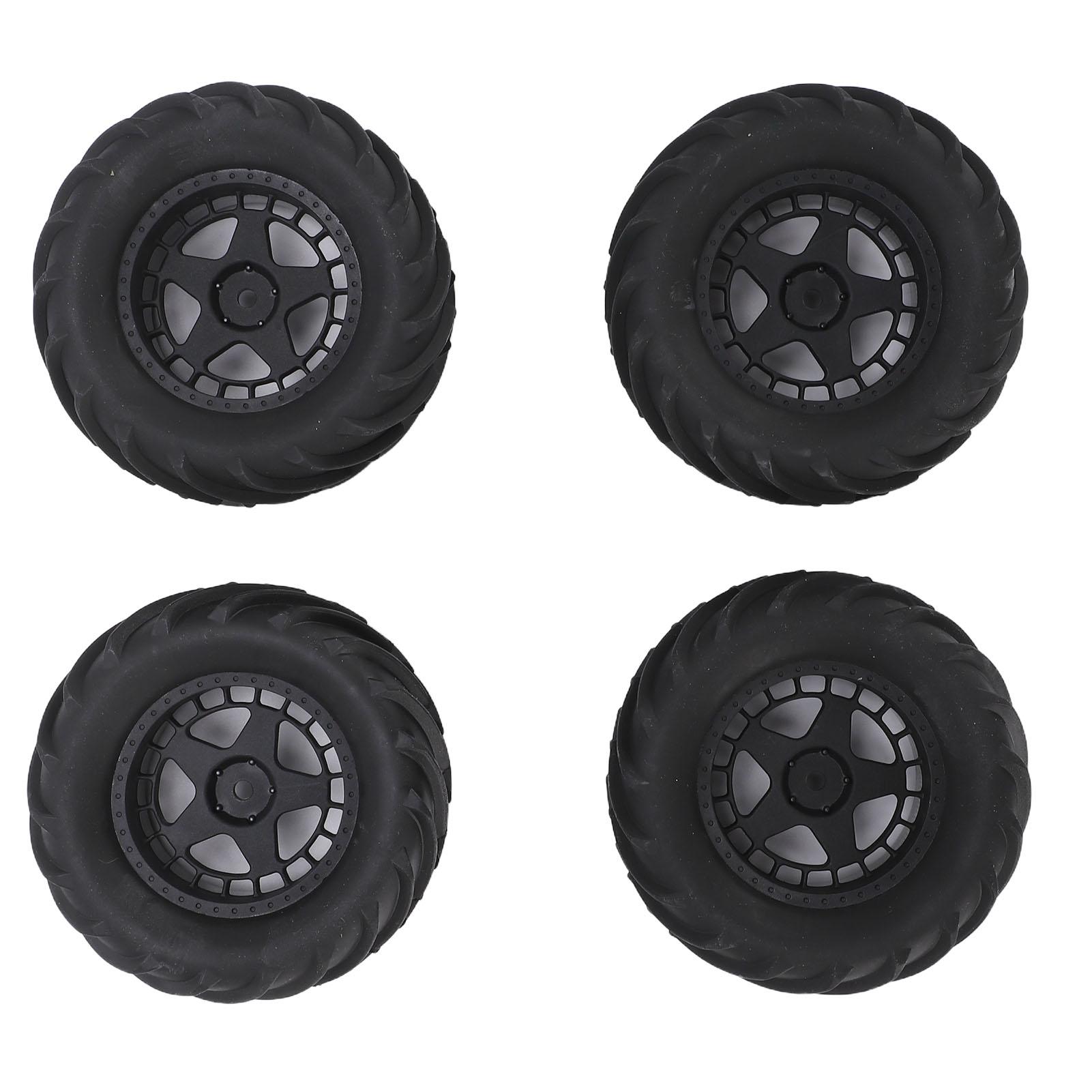 

4pcs 90mm RC Paddle Buggy Tires Snow Sand Rubber Tires Wheels for 1 14 1 16 Scale RC Crawler Truck Upgrades