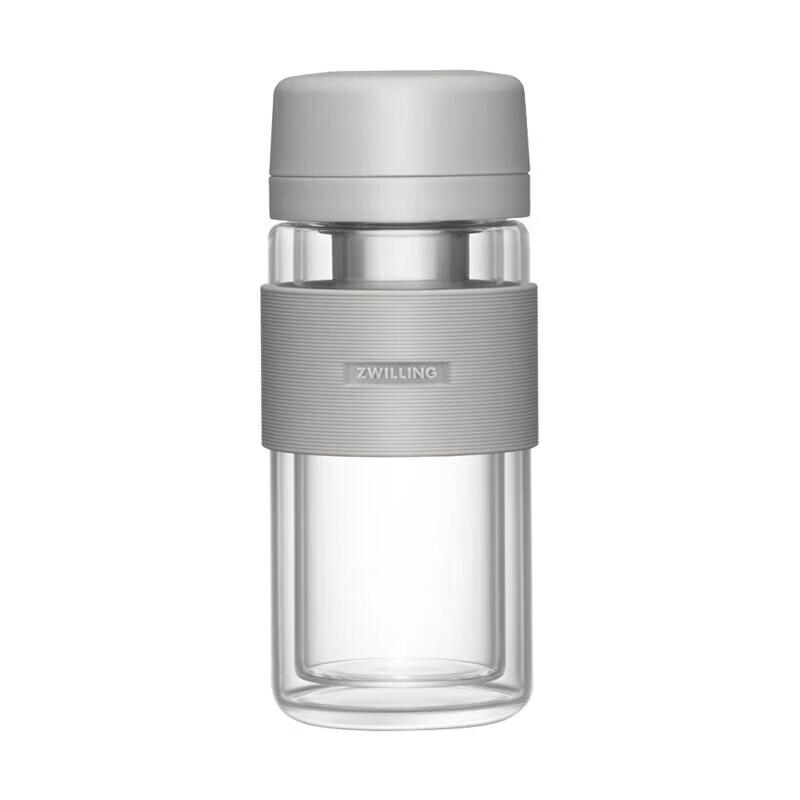 Стеклянная термокружка Zwilling для чая и кофе с ситечком