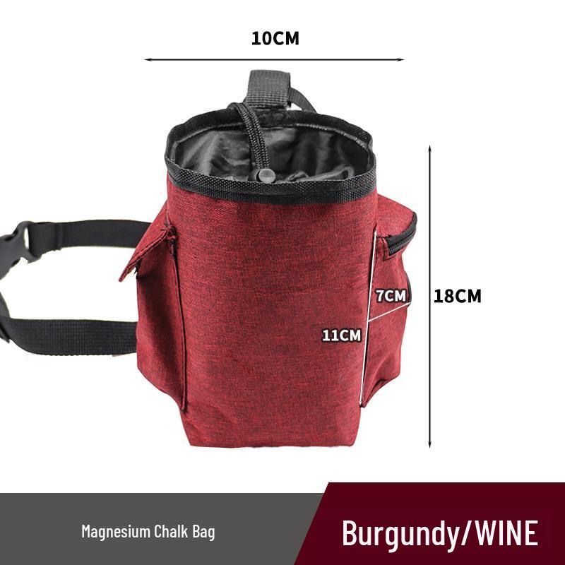 Anti-Slip Magnesium Powder Bag for Climbing, Gymnastics & Outdoor Sports вино красного